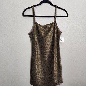 5B Style Mini Dress Womens Medium Juniors Spaghetti Straps Party Club Glam
